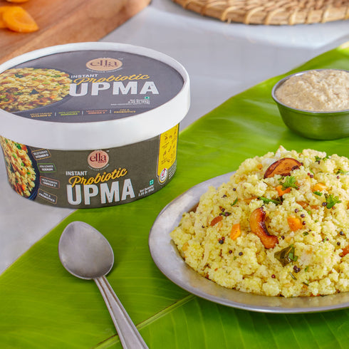Ella Foods Instant Probiotic Upma |Added Pre & Probiotics