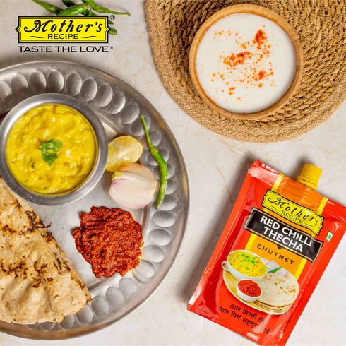 Mothers Recipe Pune Red Chilli Thecha Chutney
