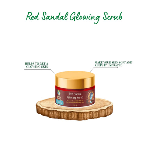 Lakshmi Krishna Naturals Red Sandal Glowing Scrub
