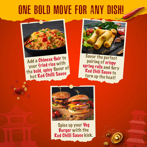 Keyafoods Keya Chinese Sauce Combo Red Chilli Sauce 200g Green Chilli Sauce 190g Dark Soya Sauce 210g Combo Pack 3