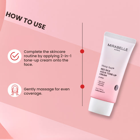 Mirabelle Korea Red Rice Aqua Tone Up Cream