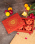 Servdharm Red Ceramic Diya Gift Set