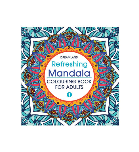 Refreshing Mandala- Colouring Book for Adults Book 1 (English)