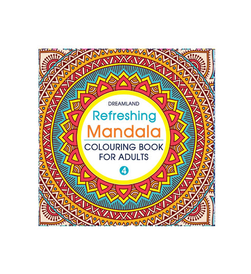 Refreshing Mandala - Colouring Book for Adults Book 4 (English)