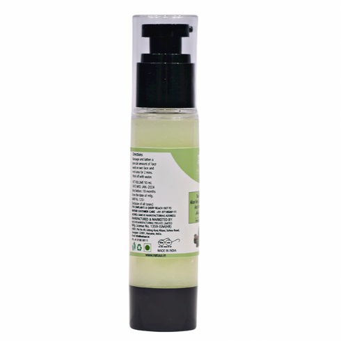 Natuur Moisturising Face Wash for Dry Skin Vitamin E, Aloe, Sandalwood & Rosemary