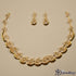 Regal Leaf Sparkle Necklace Set
