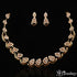 Regal Leaf Sparkle Necklace Set