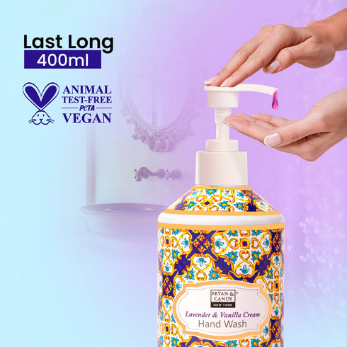 Bryan & Candy Lavender & Vanilla Cream Hand Wash