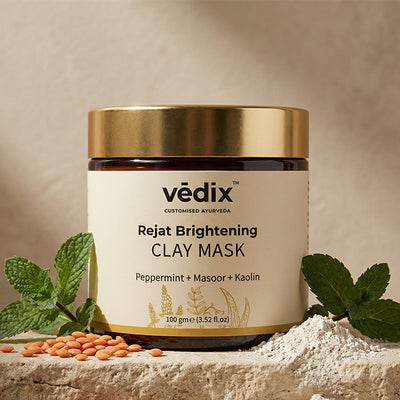 Vedix Rejat Clay Mask With Masoor & Peppermint 100gms