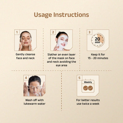 Vedix Rejat Clay Mask With Masoor & Peppermint 100gms