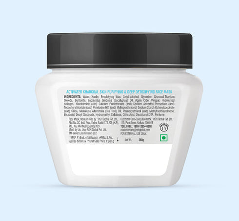 Joy Activated charcoal Skin purifying + Detox face mask