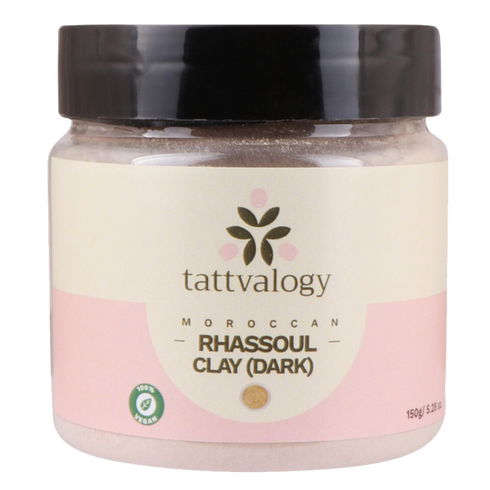Tattvalogy Moroccan Rhassoul Clay |Dark