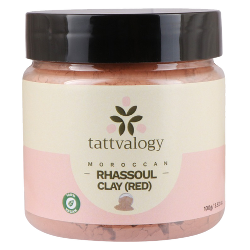 Tattvalogy Moroccan Rhassoul Clay |Red