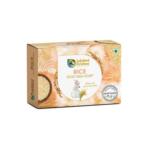 Lakshmi Krishna Naturals Rice Goat Milk Soap