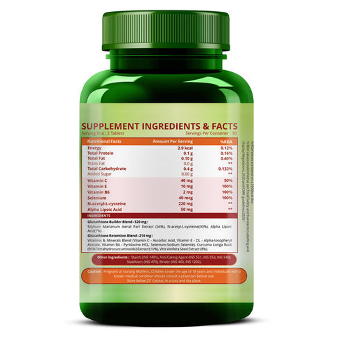 Himalayan Organics Glutathione Builder Tablets
