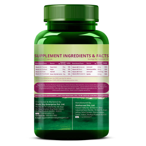Himalayan Organics Plant Based B-Complex Capsules