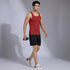 XYXX Nova Round Neck Racer Back Vest Rio Red