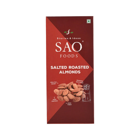 SAO Foods Salted & Roasted Almonds Refill Pack