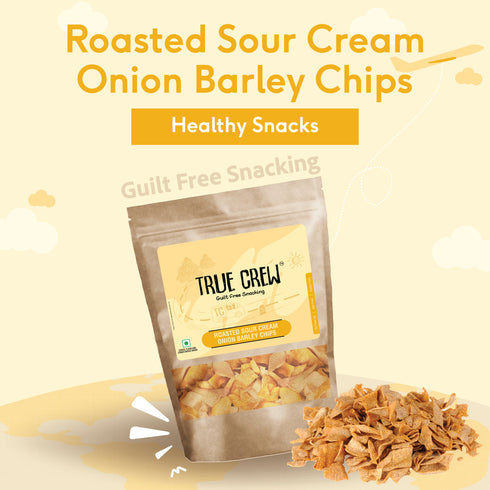Sri Sri tattva True crew - sour cream onion barlay chips