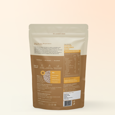 Nourish You Roasted sunflower seeds | Vitamin-E Rich | Heart Healthy