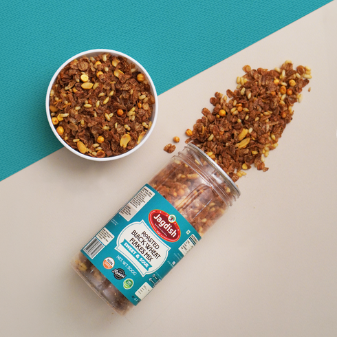 Jagdish Roasted Black Wheat Flakes |Sweet&Sour