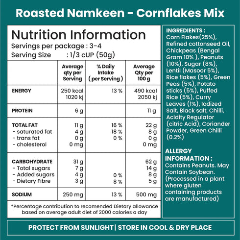 Jabsons Foods Cornflakes Mix Roasted Namkeen