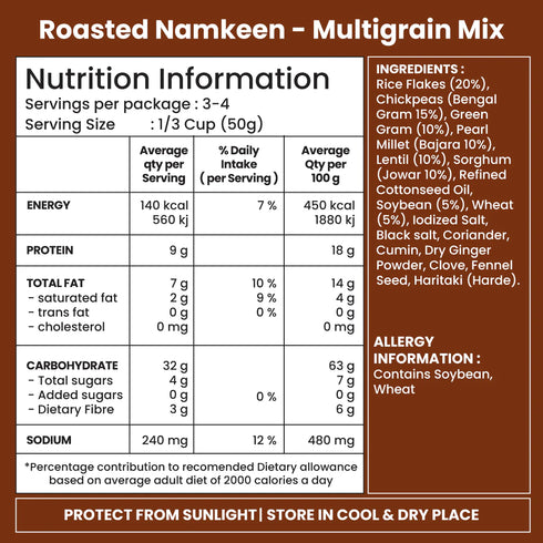 Jabsons Foods Multigrain Mix Roasted Namkeen