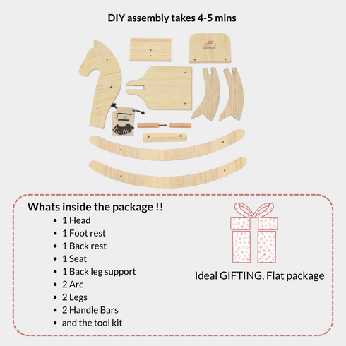Ariro Toys Traditional Rocking Horse
