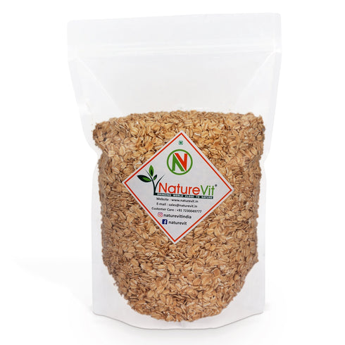 NatureVit Rolled Oats | Gluten-Free| High-Fiber| Protein-Rich Wholegrain Breakfast