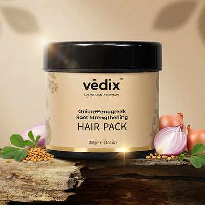 Vedix Root Strenghtening Hair Pack With Onion & Fenugreek
