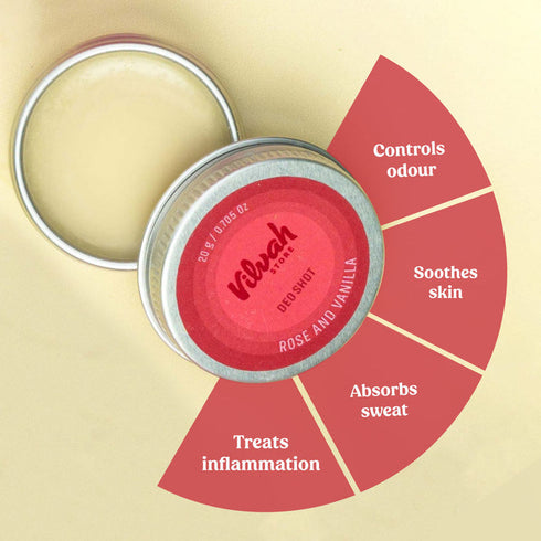 Vilvah Store Deo Shot Rose and Vanilla