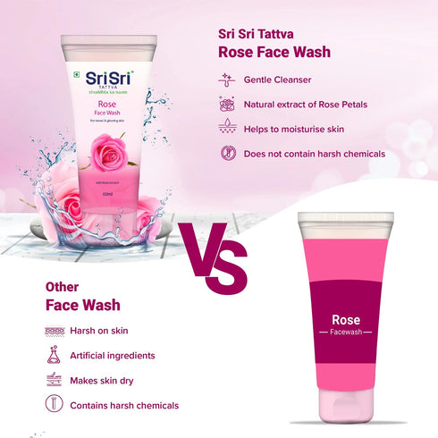 Sri Sri Tattva Rose Face Wash