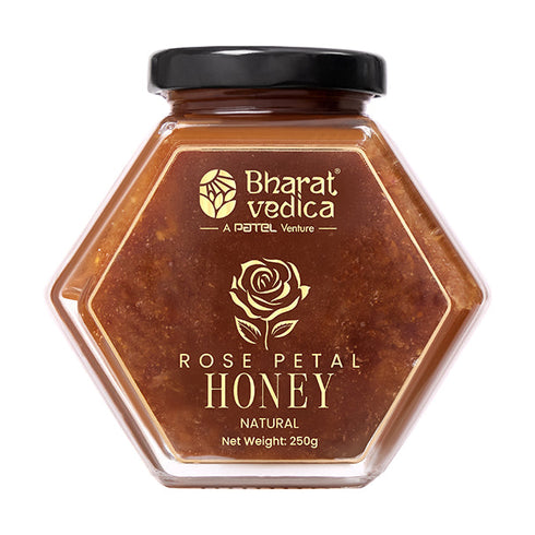 Bharat Vedica Rose Petal With Honey Gulab Honey Gulkand Shahad