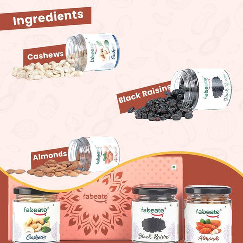 Fabeato Rose Special Dry Fruits Gift Box (320g)