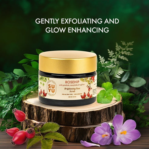 Suyu India Rosehip Brightening Face Scrub