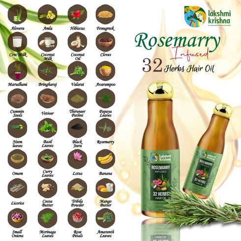 Lakshmi Krishna Naturals 32 Herbs Hair Regrowth Oil