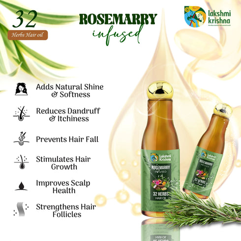 Lakshmi Krishna Naturals 32 Herbs Hair Regrowth Oil