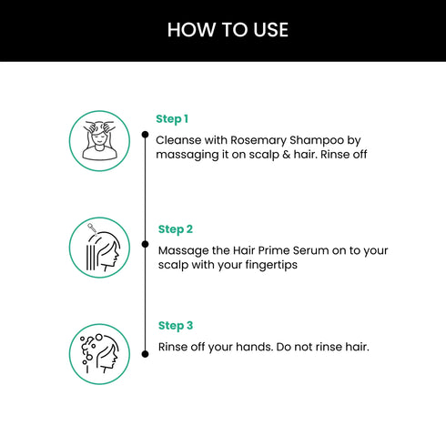 Thriveco Hair Vitalizing Rosemary Shampoo ThriveCo Hair Prime Serum