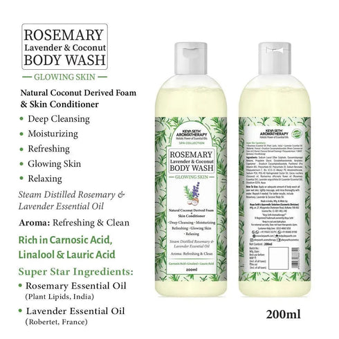 Keya Seth Aromatherapy Rosemary Lavender Coconut Body Wash