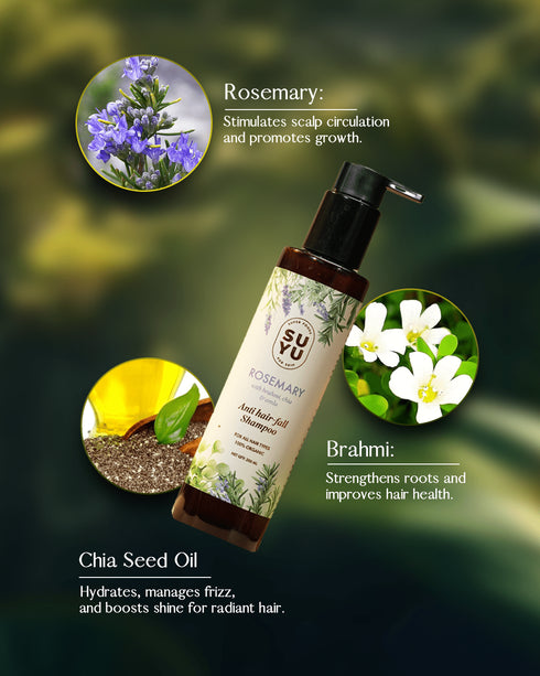 Suyu India Rosemary Anti Hairfall Shampoo