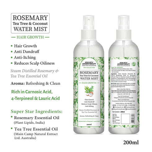 Keya Seth Aromatherapy Rosemary Hair Growth Treatment Kit for Dry Hair