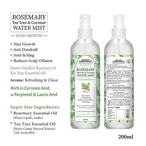 Keya Seth Aromatherapy Rosemary Tea Tree Coconut Water Mist Spray