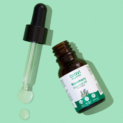 Aravi Organic 100% Pure Rosemary Essential Oil for Hair Growth