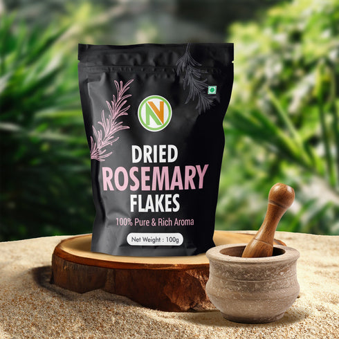 NatureVit Dried Rosemary Leaves Pure Herb for Cooking & Hair Care
