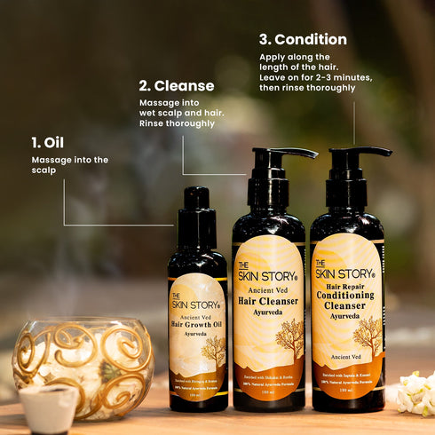 The Skin Story Ayurvedic Hair Growth Oil