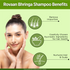 Multani Pharmaceuticals Limited Rovaan Bhringa Hair Shampoo for Hair Growth Cleans Hair & Scalp