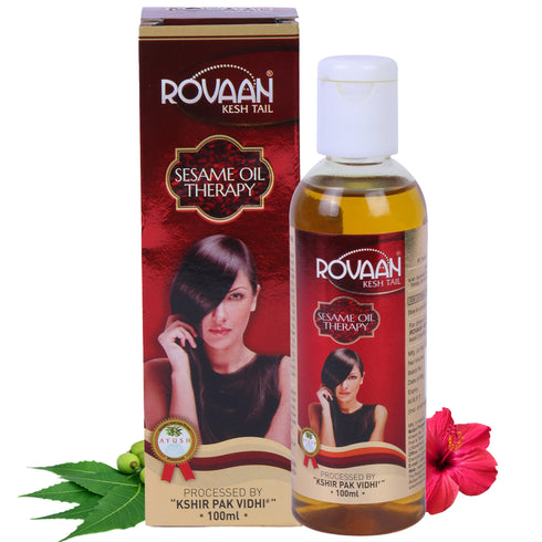 Multani Pharmaceuticals Limited Rovaan Kesh Tail Hair Oil With Sesame Oil Threapy Repair Hair Thinning & Premature Graying