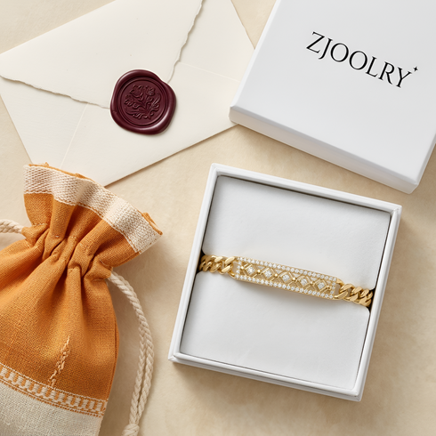 ZJOOLRY Royal Lattice Rakhi Bracelet