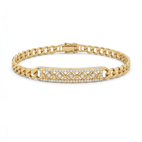 ZJOOLRY Royal Lattice Rakhi Bracelet