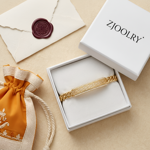 ZJOOLRY Royal Meander Rakhi Bracelet
